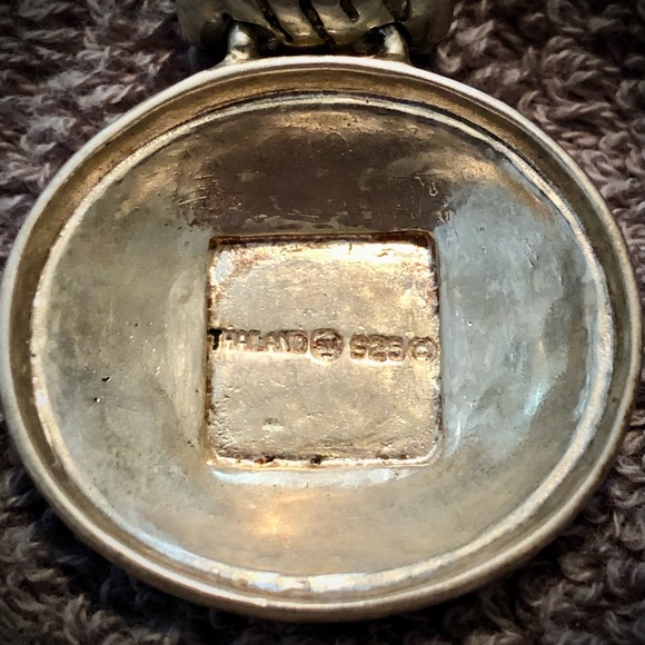 Vintage Thailand Sterling Silver 925 Artisan Pendant - Picture 4 of 5
